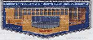 Patch Scan of ARCHITECTURE MERIT BADGE JAMBOREE