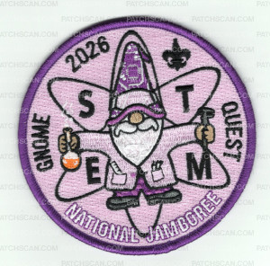 Patch Scan of STEM Quest Gnome 2026 National Jamboree