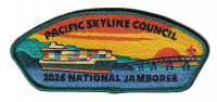 Pacific Skyline Council 2026 NJ container ship JSP green border Pacific Skyline Council #31