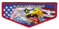 Black Hawk Lodge Jamboree 2026 OA Set Flap Mississippi Valley Council #141