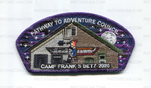 Patch Scan of PTAC Camp Frank S Betz 2025 CSP purple met border