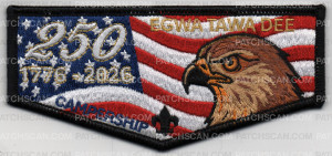 Patch Scan of EGWA CAMPERSHIP 2026 FLAP BLACK 