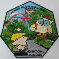 Pathway to Adventure 2026 NJ Center patch red border Pathway to Adventure Council #