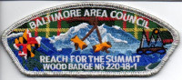 Baltimore Area Council Wood Badge N6-220-18-1 Reach For The Summit Baltimore Area Council #220