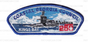 Patch Scan of Coastal Georgia Council 250 Set - Current Bases (CSP-Kings Bay)