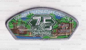 Patch Scan of Virginia Headwaters Council Camp Shenandoah 75th CSP