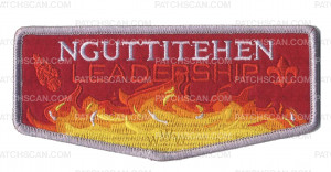 Patch Scan of LHC NGUTTITEHEN RED FELT LEADERSHIP FLAP