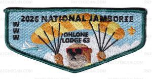 Patch Scan of Ohlone Lodge 63 2026 NJ flap green border