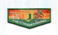 O-Shot-Caw 265 Home of the Miami Hurricanes flap South Florida Council #84