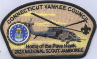 457421-Home of the pave hawk 2023 National Scout Jamboree Connecticut Yankee Council #72