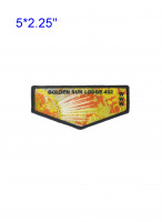 Golden Sun Lodge 492 NOAC 2022 Sun Flap (Black)  Cornhusker Council #324