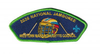 WMC National Jamboree Contingent 2026 (Hockey helmet CSP - Green) Western Massachusetts Council #234