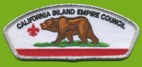 California Inland Empire Council CSP silver metallic border California Inland Empire Council #45
