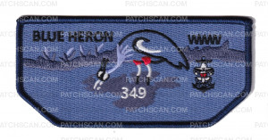 Patch Scan of Blue Heron Lodge Sea Scout(Flap)