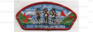 Patch Scan of 2023 National Jamboree Girls Troop (PO 101211)