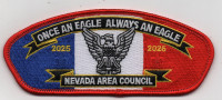 NEVADA AREA COUNCIL EAGLE SCOUT CSP RED BORDER Nevada Area Council #329