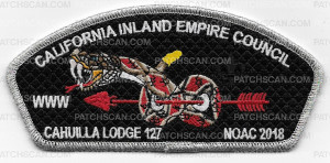 Patch Scan of California Inland Empire Council Chauilla Lodge NOAC