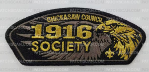 Patch Scan of Chickasaw Council 1916 Society CSP (Mylar)