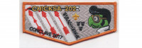 Conclave Flap Orange Border (PO 86901) Yocona Area Council #748 merged with the Pushmataha Council