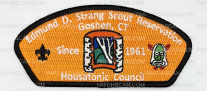 Patch Scan of Housatonic Council CSP - Edmund D. Strang Scout Reservation Since 1961