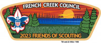 P24941_Gold 2023 FOS French Creek Council #532