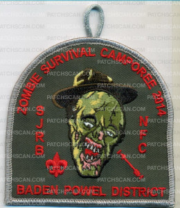 Patch Scan of BADEN POWELL DISTRICT 2014 ZOMBIE