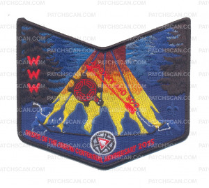 Patch Scan of K124284 - Montana Council - Apoxky Aio 300 100th Anniversary (Pocket)