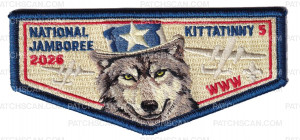 Patch Scan of Hawk Mountain Council Jamboree 2026 (Flap)