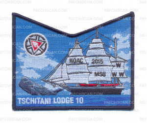 Patch Scan of K124499 - Connecticut Rivers Council - Tschitani 10 NOAC Pocket