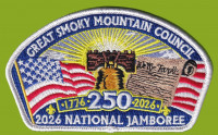 Great Smoky Mountain Council 2026 NJ 250 Liberty Bell JSP white borter Great Smoky Mountain Council #557