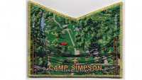 Camp Simpson 85th Anniversary Pocket Patch (PO 88668) Arbuckle Area Council #468