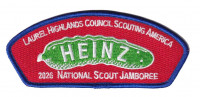 Laurel Highlands Council 2026 Jamboree Set (Heinz) Blue Laurel Highlands Cncl #527