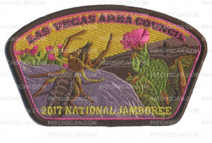 Patch Scan of 2017 National Jamboree - Las Vegas Area Council - Vinagaroon 