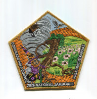 Coronado Area Council 2026 NJ Center patch gold met border Coronado Area Council #192