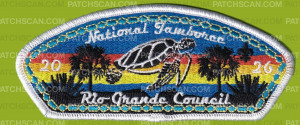 Patch Scan of Rio Grande Council 2026 Jamboree (Sea Turtle)
