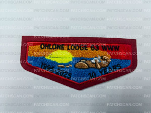 Patch Scan of Ohlone Lodge 63 1995-2025 30 Years flap chenille