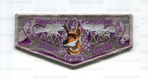 Patch Scan of Tannu Lodge 346 100 Years flap