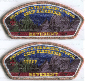 Patch Scan of Pathway to the Rockies Reverent CSP 2025