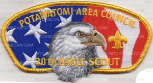 Patch Scan of POTAWATOMI EAGLE SCOUT