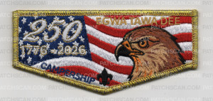 Patch Scan of EGWA CAMPERSHIP 2026 FLAPS GOLD BORDER
