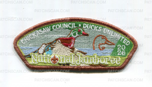 Patch Scan of Chickasaw Council 2026 Jamboree (CSP-Brown)