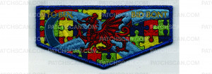 Patch Scan of Autism Awareness Flap (PO 102471)