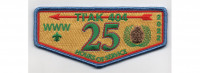 25 Hours of Service Flap (PO 100101) Pine Burr Area Council #304