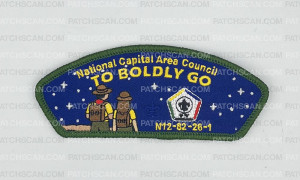 Patch Scan of NCAC TO BOLDLY GO WOODBADGE CSP