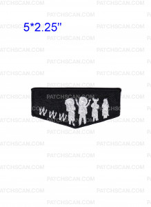 Patch Scan of Louisiana Purchase Council OA Flap 2026(Black)