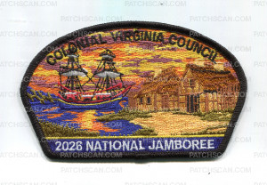Patch Scan of Colonial Virginia Council 2026 Jamboree JSP Jamestown