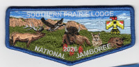 Southern Prairie 2026 NJ flap blue border Last Frontier Council #480 merged with Cimmaron Council