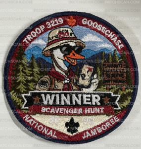 Patch Scan of Troop 3129 Goose Chase Jamboree Patch