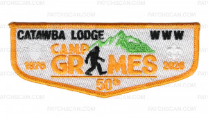 Patch Scan of Catawba Lodge Camp Grimes 50th