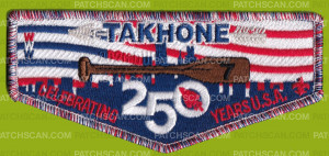 Patch Scan of Takhone 7 250 Years U.S.A. 2026 dues flap